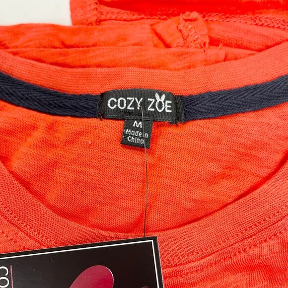 Cozy Zoe Pajama Set Womens‎ Medium Hot Cocoa Blanket Fireside Indoors Christmas - Picture 2 of 8